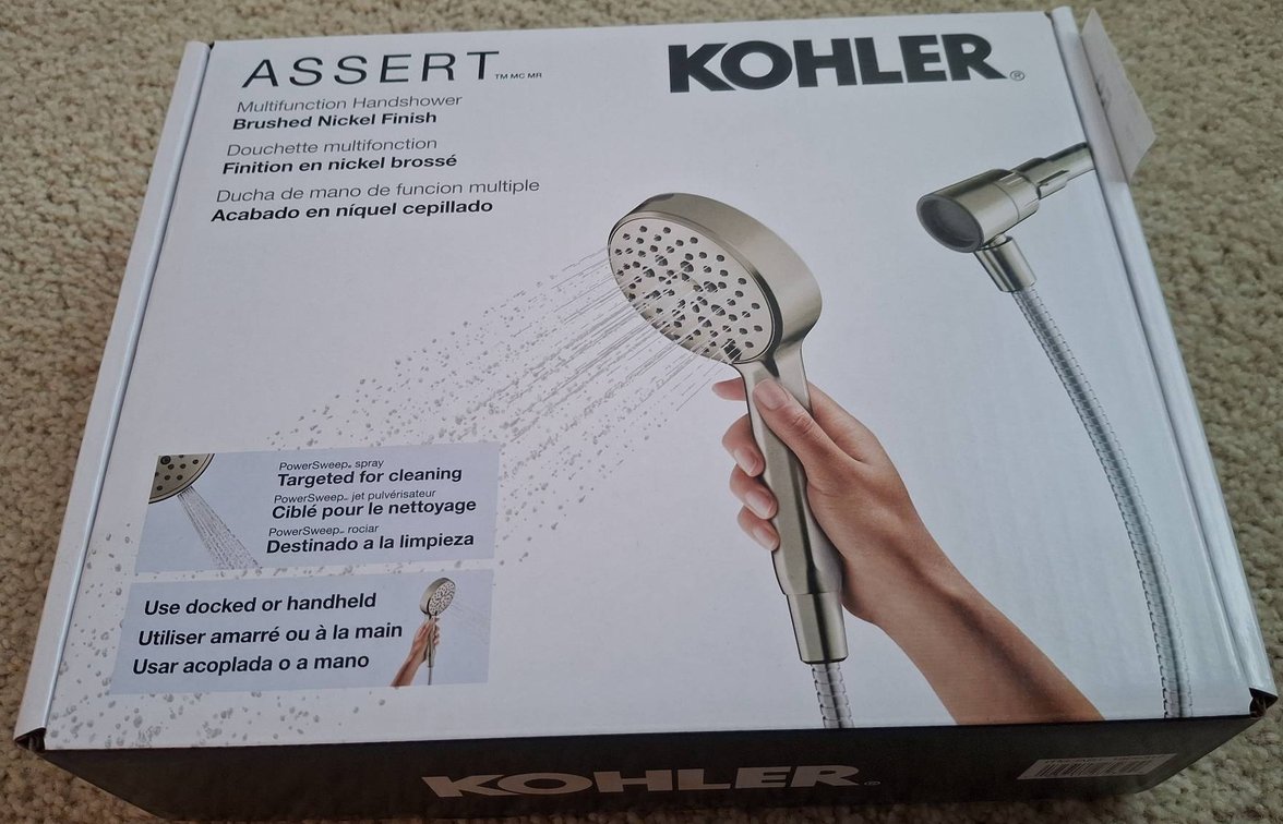 59 - Kohler Assert Multifunction Handshower BN Finish