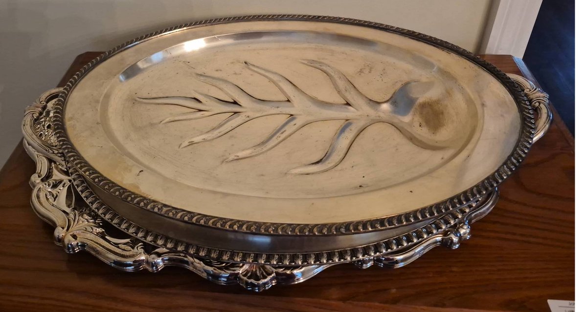 140 - Silver-Plated Serving Trays