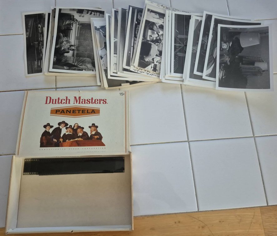 190 - B&W Photos, Negatives, Dutch Masters Box