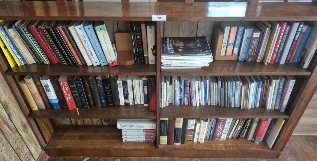 206 - Large Bookshelf With Mixed Books and Magazines