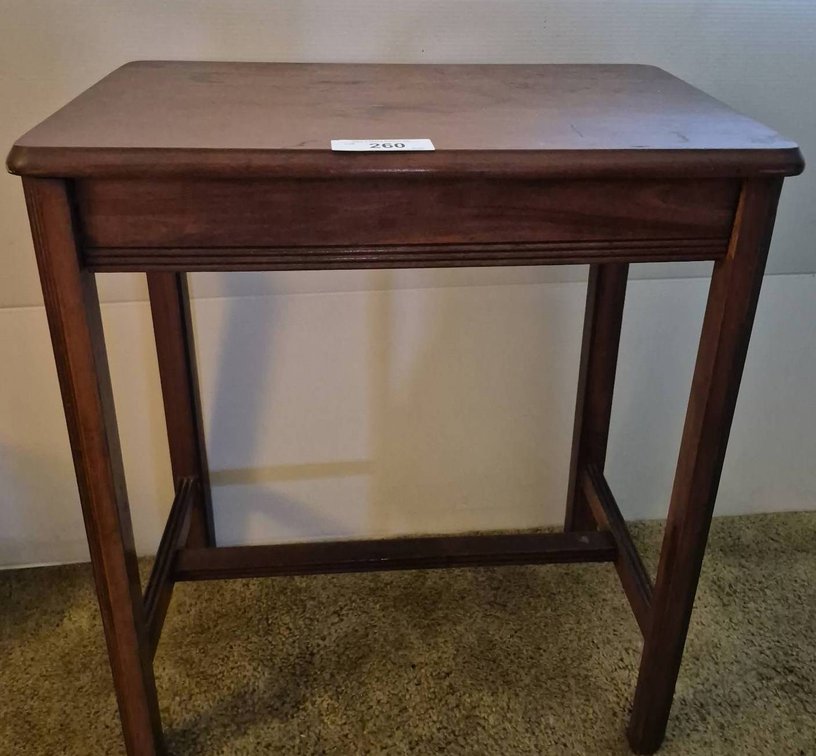 260 - Wooden Side Table 21x13x23 Inch