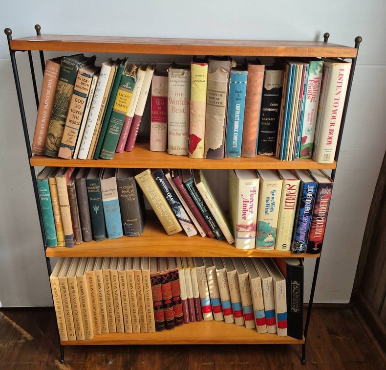 269 - Bookshelf With Mixed Books, 30x10x38 Inches