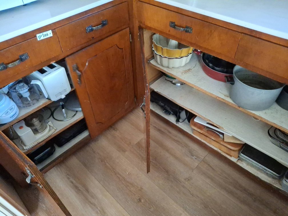 289 - Contents of All Bottom Kitchen Cabinets