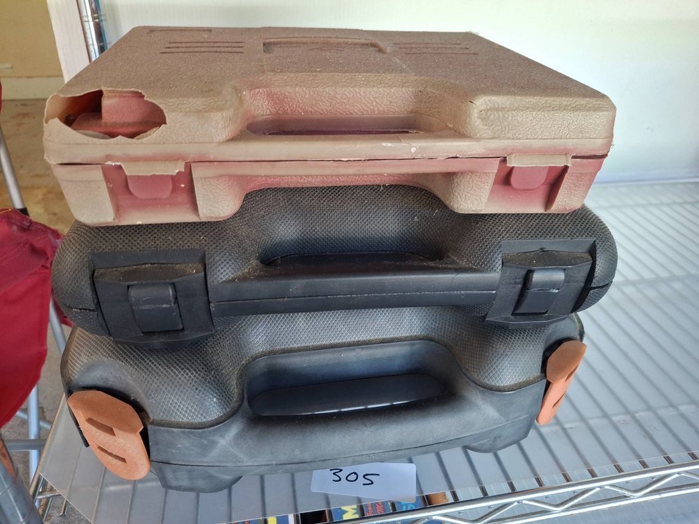 305 - Three Tool Sets: Master Mechanic, Drill, Misc