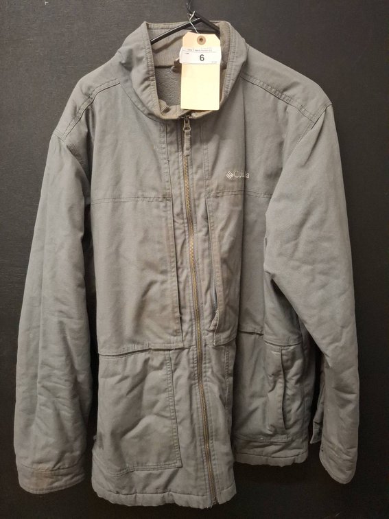 Columbia Large Gray Full-Zip Jacket