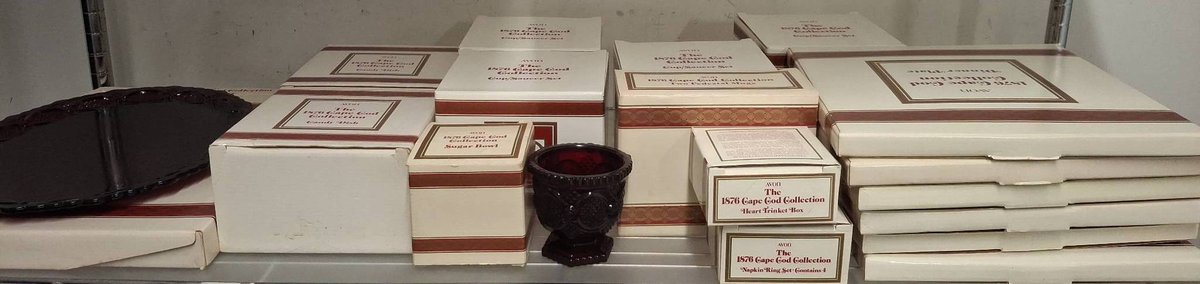 Avon 1876 Cape Cod Collection Tableware Lot