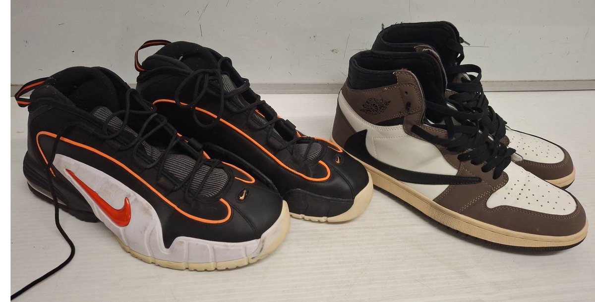 Nike Air Total Max Uptempo & Jordan 1 Retro Shoes