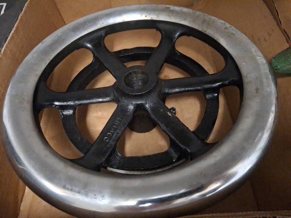 Industrial Cast Iron and Steel Wheel 1514C