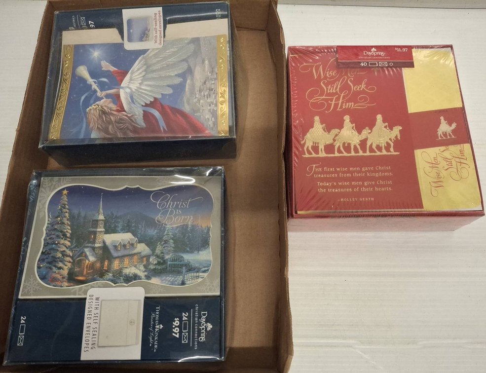 Christian Christmas Cards and Napkins Lot