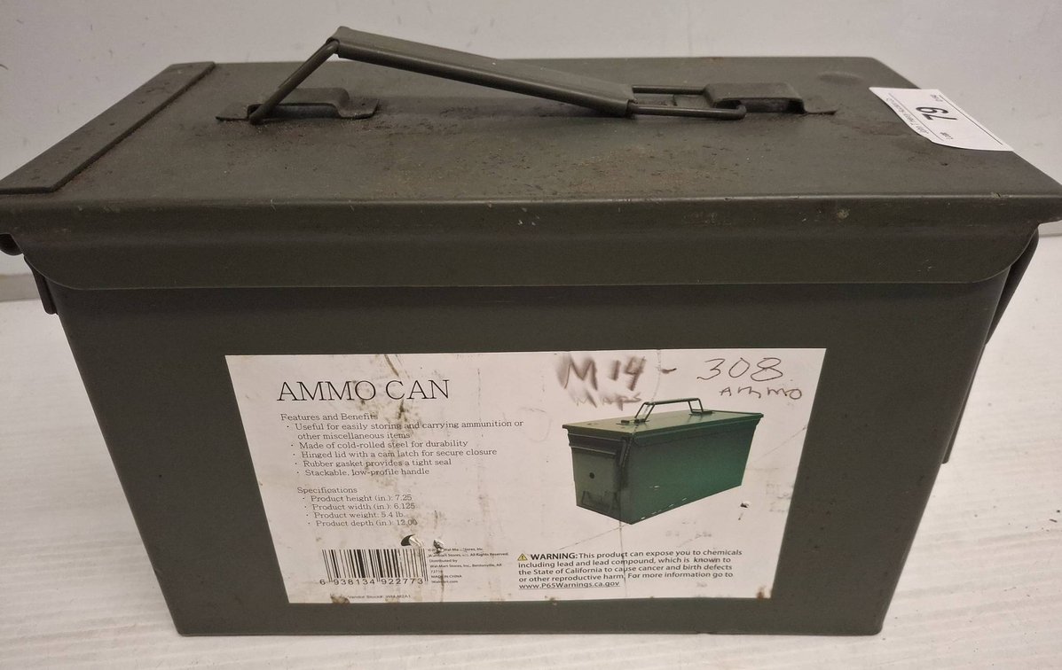 Metal Ammo Can M14 Mags 308 Storage Box