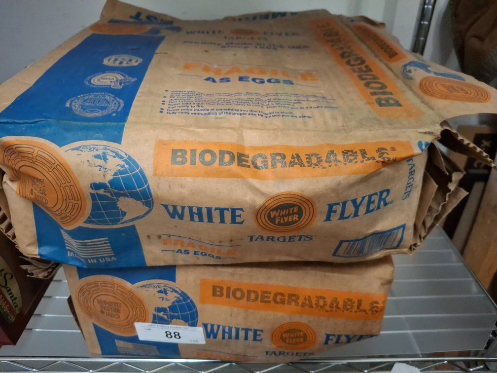 White Flyer Biodegradable Clay Targets Lot