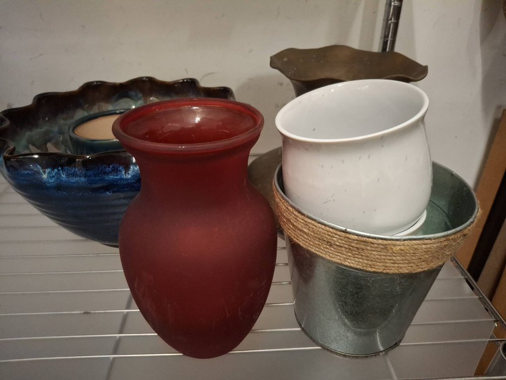 Vases, Bowls, And Planters