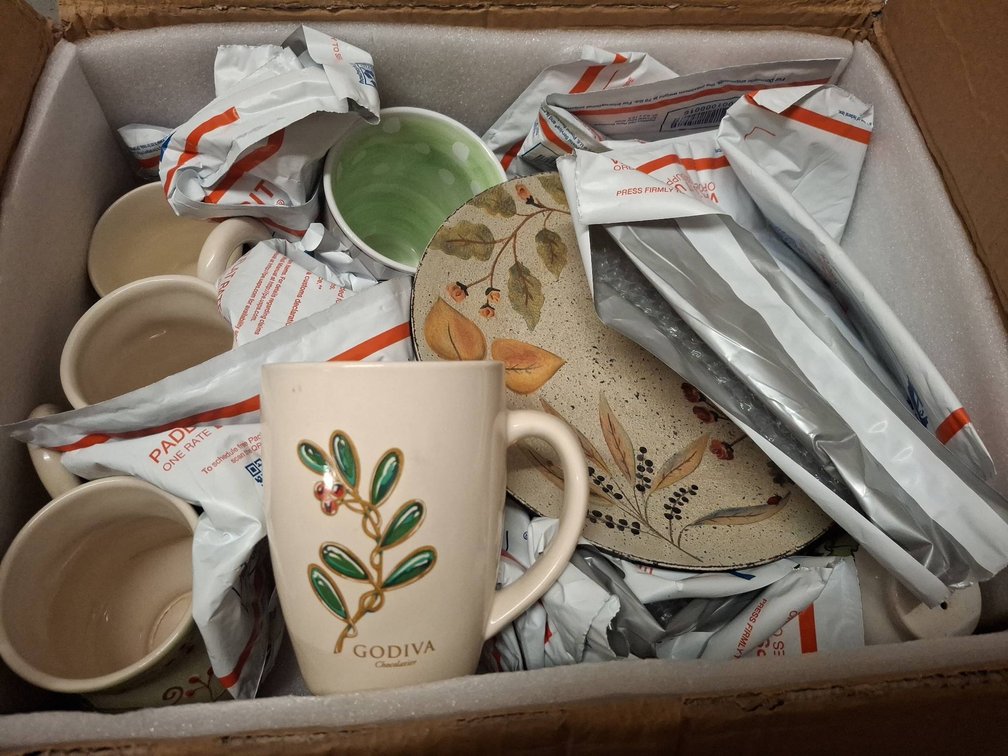 Ceramic Mugs and Plates Lot