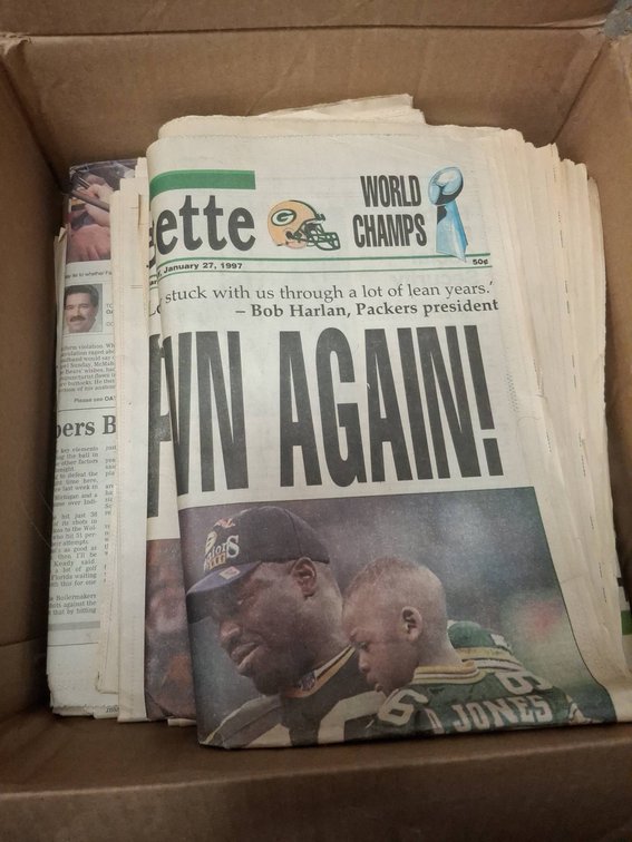 1997 Green Bay Packers Newspapers