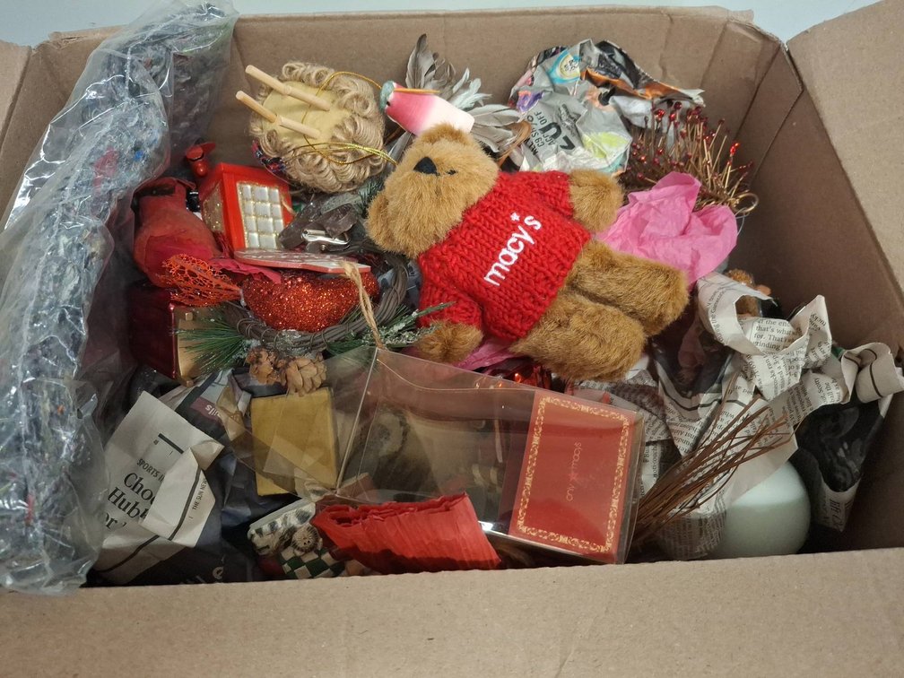Christmas Ornaments & Macy's Bear