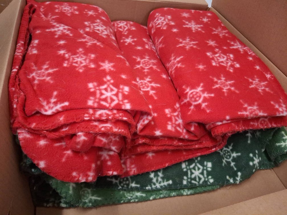 Fleece Snowflake Throw Blankets