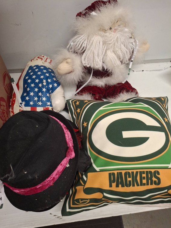 Green Bay Packers Pillow And Assorted Decor