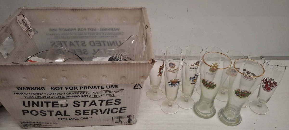 German Beer Glasses and Barware Lot