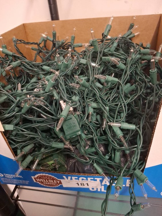 Clear Christmas String Lights