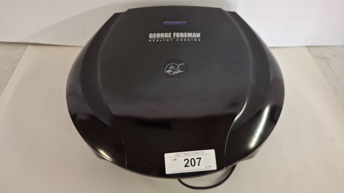 George Foreman Healthy Cooking Grill Black