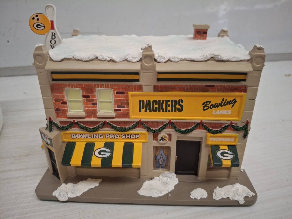 Hawthorne Village Packers Bowling Alley Decor