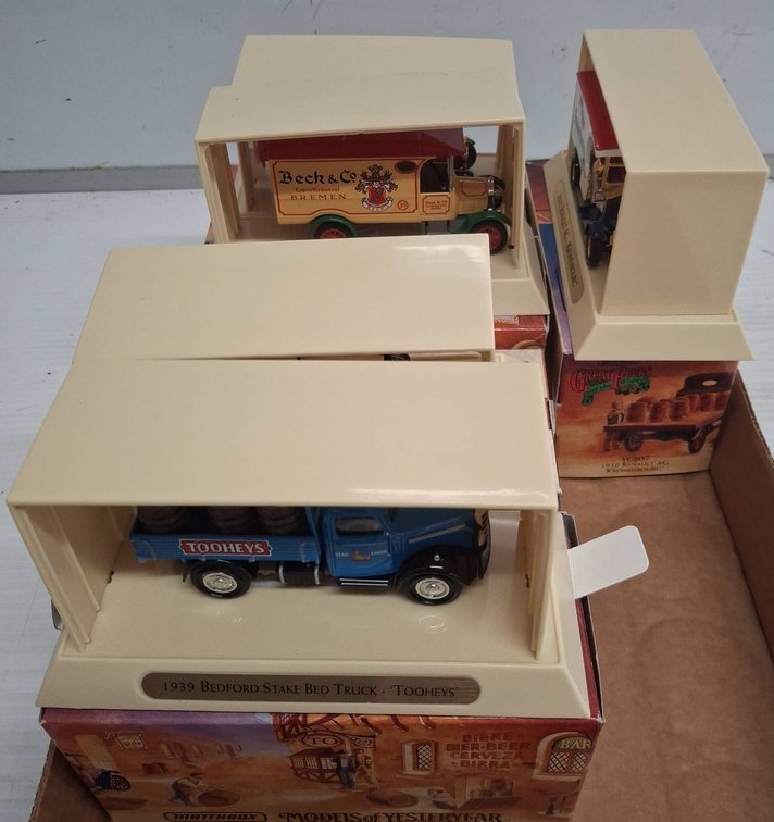 Matchbox Models of Yesteryear Beer Trucks Set