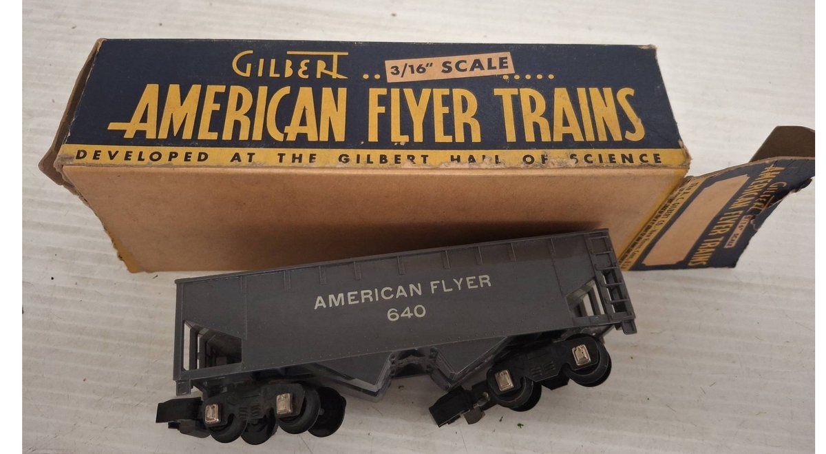 Gilbert American Flyer 640 Hopper W/ Box
