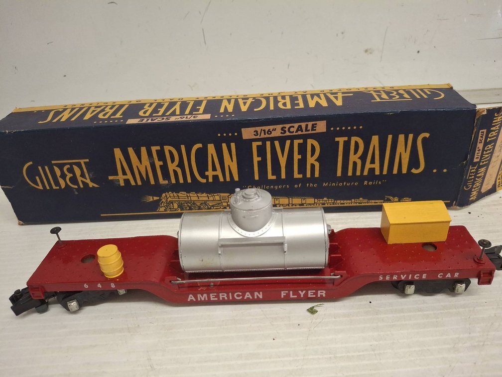 Gilbert American Flyer 648 Service Car w/ Box
