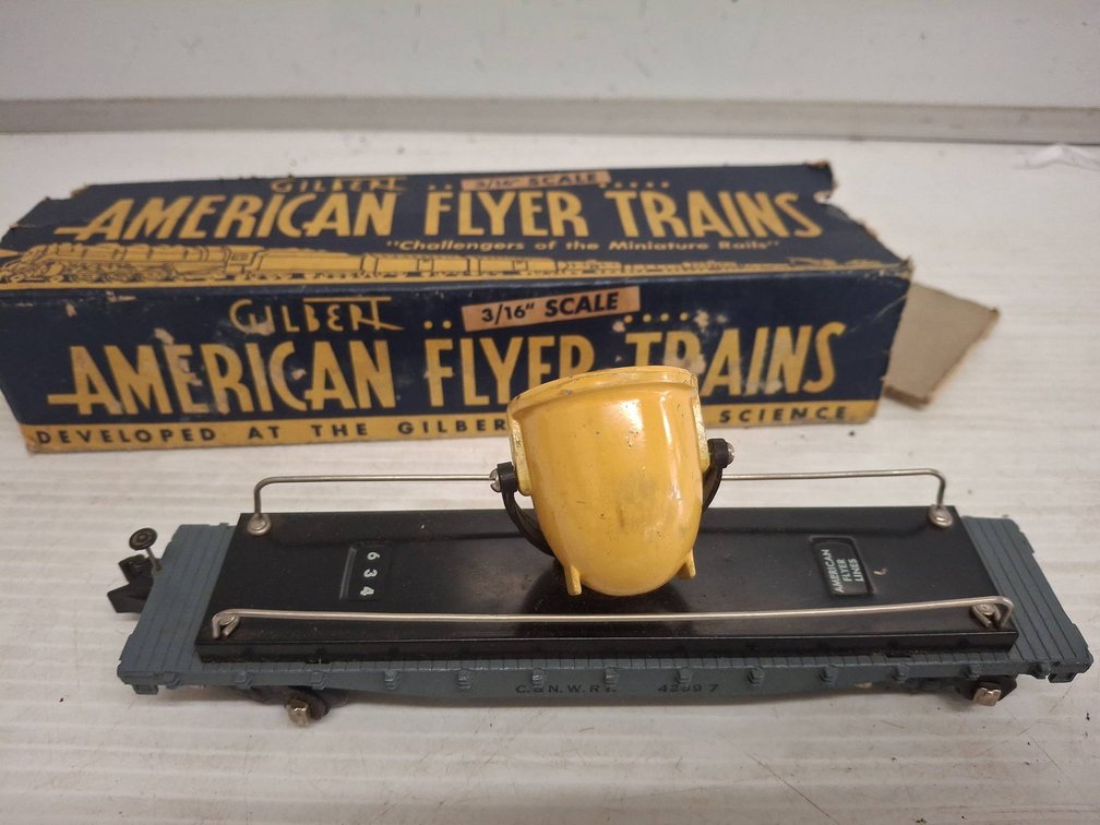Gilbert American Flyer Train Searchlight Car