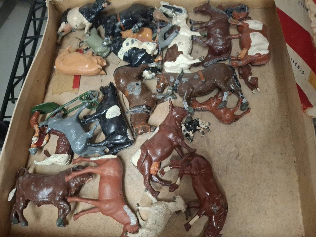 Barclay Lead Farm Animal Figures