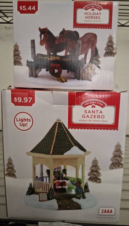 Holiday Time Santa Gazebo Light-Up Decoration