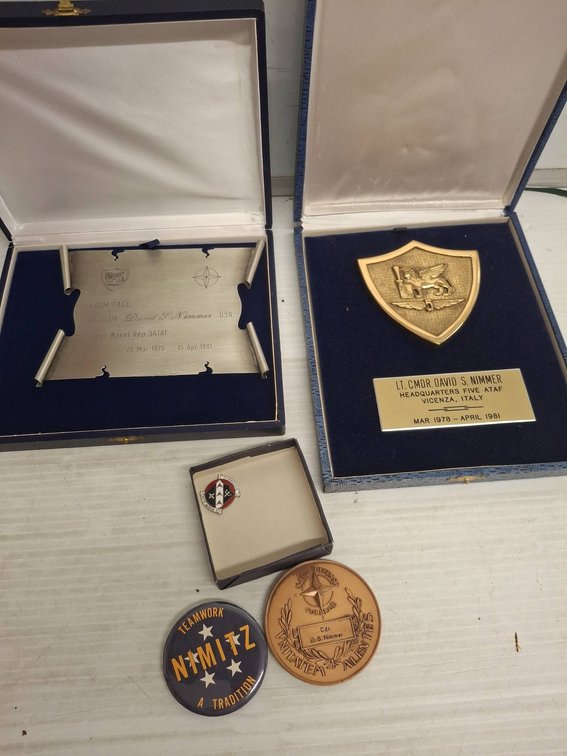 USN Commemoratives for Lt. Cmdr. D.S. Nimmer