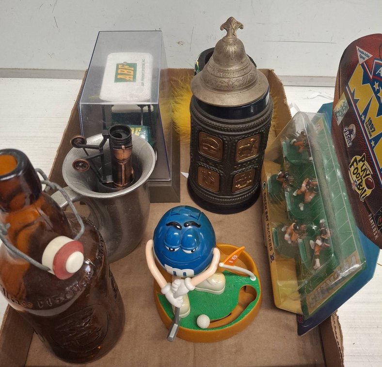 Sports Collectibles and Barware Lot