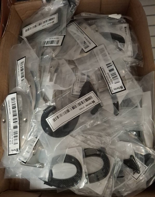 Haney House Number Hardware Assorted