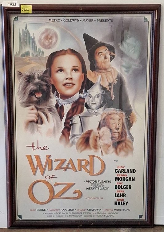 Wizard Of Oz 24x36 Framed Movie Poster