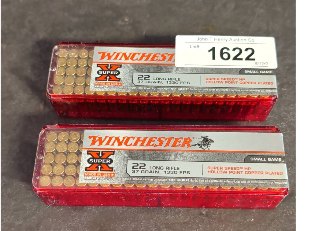 Winchester .22 LR Super X 37 Grain HP Ammo Lot