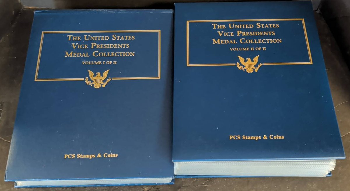 US Vice Presidents Medal Collection, 2 Volumes