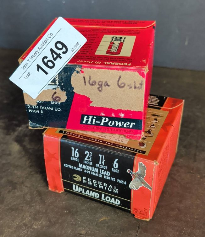 2 Boxes 16 Ga Shotgun Shells Hi-Power Federal