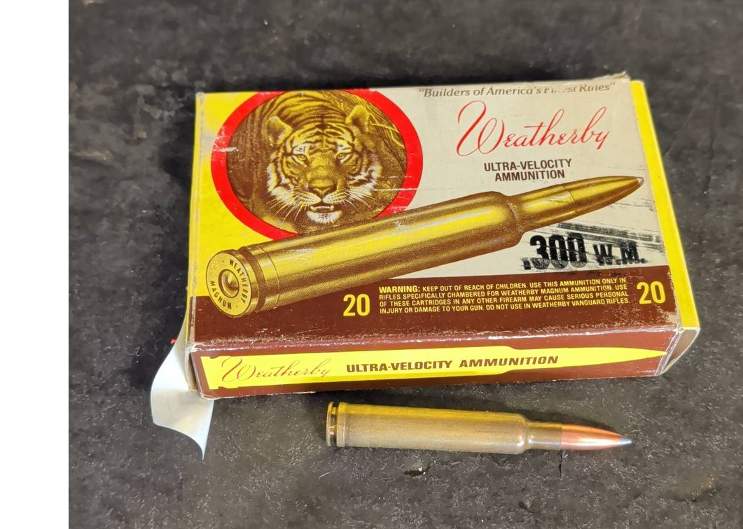 Weatherby .300 W.M. Ultra Velocity Ammunition