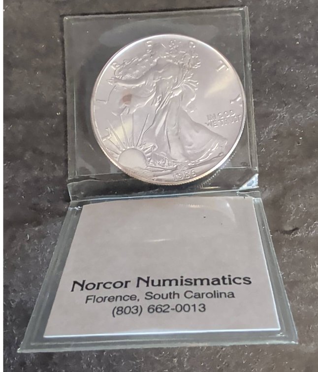 1985 American Silver Eagle Dollar Coin