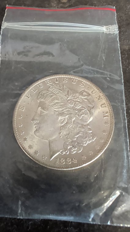 1884 O Morgan Silver Dollar Coin