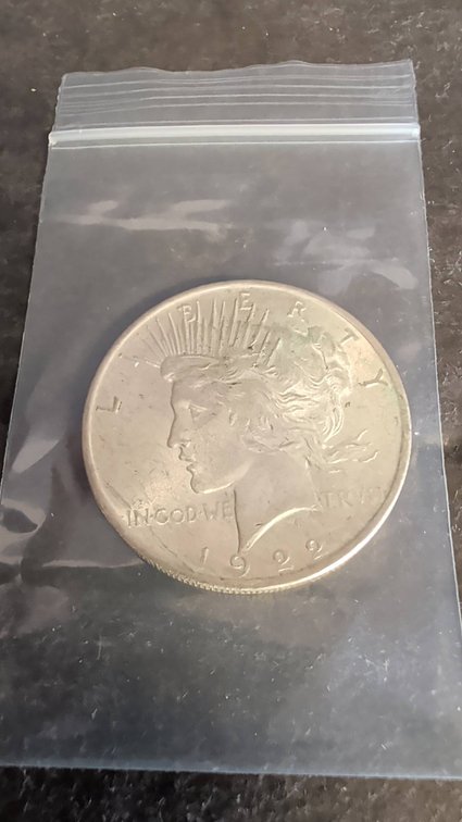1922 Peace Silver Dollar Coin