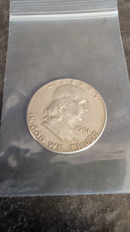 1961 Franklin Half Dollar Coin