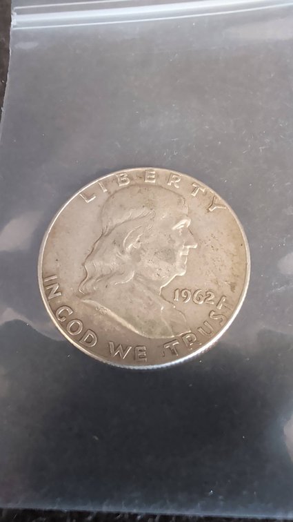 1962 Franklin Half Dollar US Coin