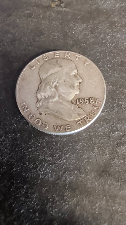 1958 Franklin Half Dollar Coin