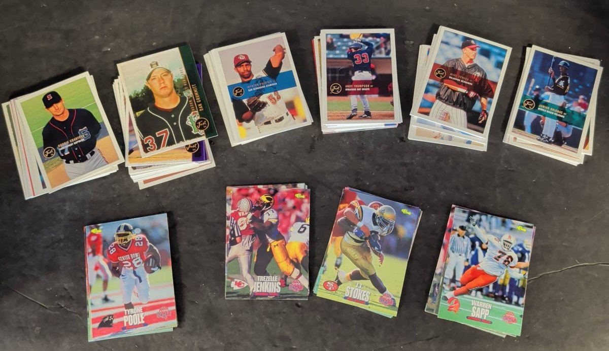 Sports Trading Cards Lot in Box