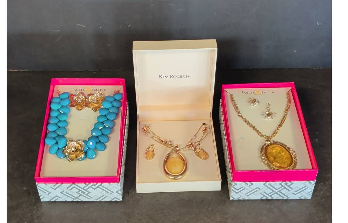 3 Costume Jewelry Sets Jaclyn Smith Kim Rogers