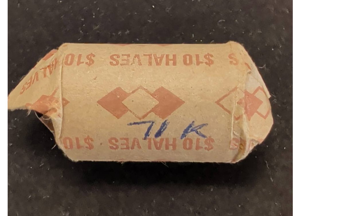 Roll of $10 Face Value Half Dollar Coins