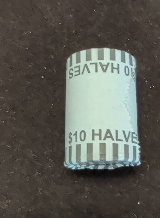 $10 Roll of Kennedy Half Dollar Coins