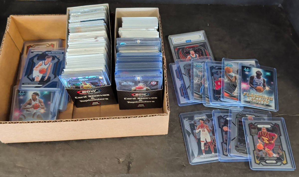Basketball Trading Card Collection Lot